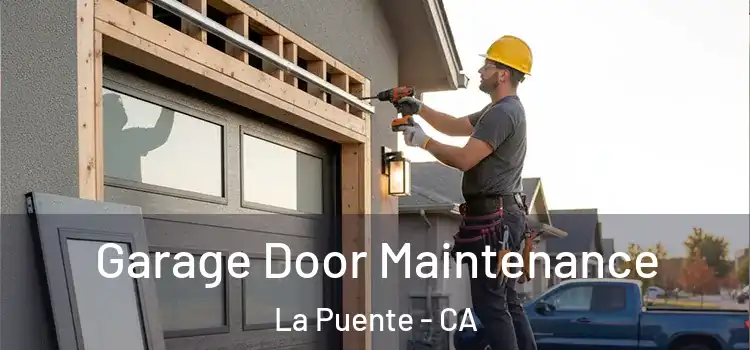 Garage Door Maintenance La Puente - CA