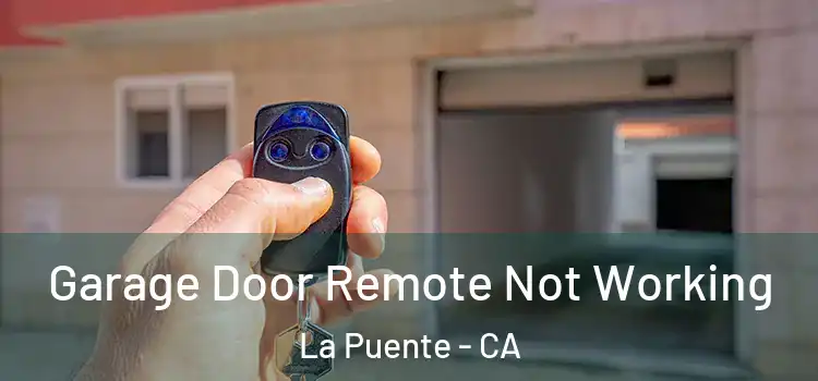  Garage Door Remote Not Working La Puente - CA